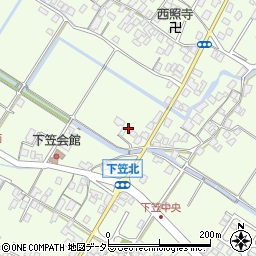 滋賀県草津市下笠町1338周辺の地図