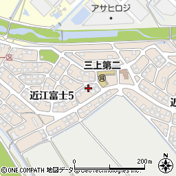 滋賀県野洲市近江富士5丁目2-14周辺の地図