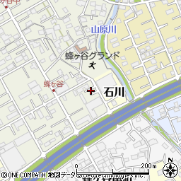 静岡県静岡市清水区蜂ヶ谷95周辺の地図