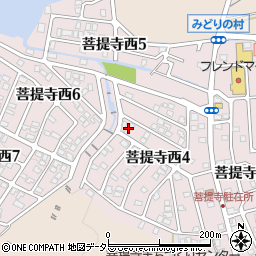滋賀県湖南市菩提寺西周辺の地図