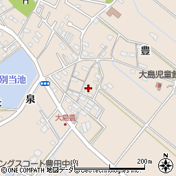愛知県豊田市大島町豊32周辺の地図