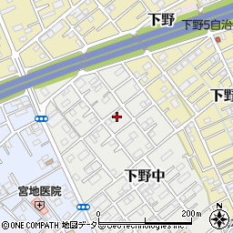 静岡県静岡市清水区下野中17-11周辺の地図