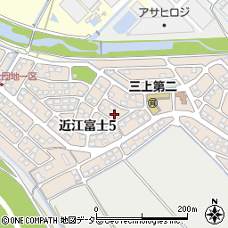 滋賀県野洲市近江富士5丁目5-5周辺の地図