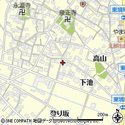 愛知県刈谷市東境町児山358周辺の地図