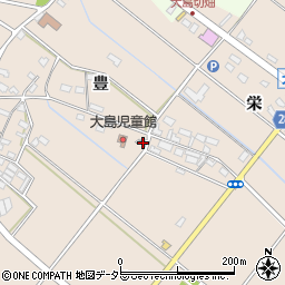 愛知県豊田市大島町豊50周辺の地図