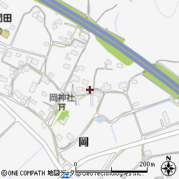 岡山県勝田郡勝央町岡457周辺の地図