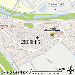 滋賀県野洲市近江富士5丁目5-7周辺の地図