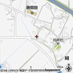 岡山県勝田郡勝央町岡86周辺の地図