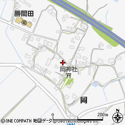 岡山県勝田郡勝央町岡305周辺の地図