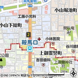 京都府京都市北区上御霊上江町241周辺の地図