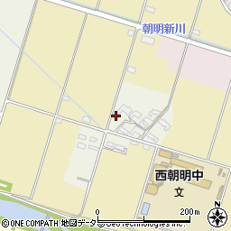 三重県四日市市朝明町1500周辺の地図