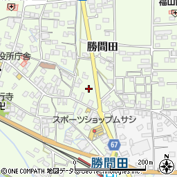 岡山県勝田郡勝央町勝間田151周辺の地図