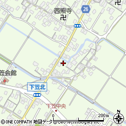 滋賀県草津市下笠町1147周辺の地図