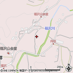 千葉県南房総市富浦町福澤周辺の地図