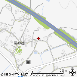 岡山県勝田郡勝央町岡452周辺の地図