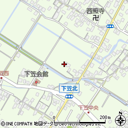 滋賀県草津市下笠町1340周辺の地図