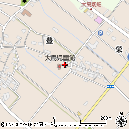 愛知県豊田市大島町豊54-1周辺の地図