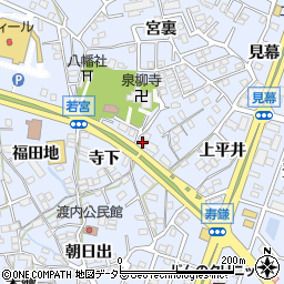 愛知県東海市荒尾町寺東20周辺の地図