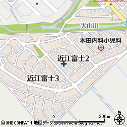 滋賀県野洲市近江富士2丁目12-24周辺の地図