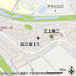 滋賀県野洲市近江富士5丁目5-13周辺の地図