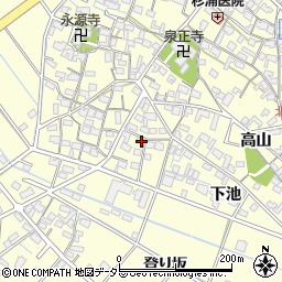 愛知県刈谷市東境町児山349周辺の地図