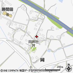 岡山県勝田郡勝央町岡460周辺の地図
