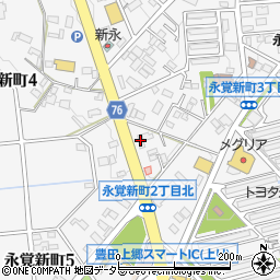 プロタイムズ　豊田永覚店周辺の地図