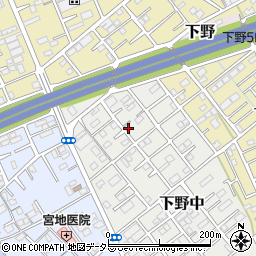 静岡県静岡市清水区下野中20-8周辺の地図