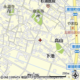 愛知県刈谷市東境町児山378-1周辺の地図