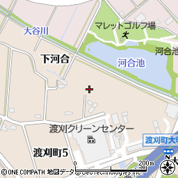愛知県豊田市渡刈町下河合周辺の地図