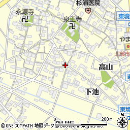 愛知県刈谷市東境町児山359周辺の地図