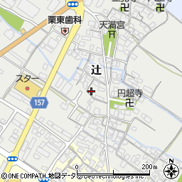 滋賀県栗東市辻280周辺の地図