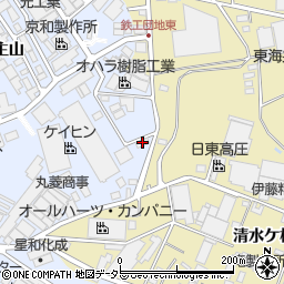元禄工業周辺の地図