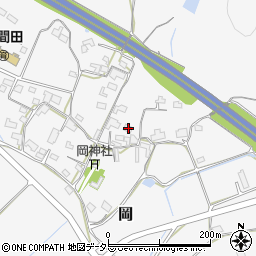 岡山県勝田郡勝央町岡459周辺の地図