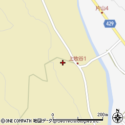 兵庫県宍粟市山崎町上牧谷61周辺の地図