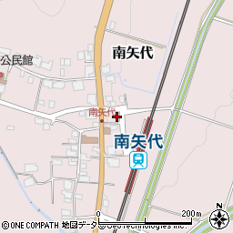 兵庫県丹波篠山市南矢代464周辺の地図
