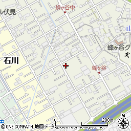 静岡県静岡市清水区蜂ヶ谷145-3周辺の地図