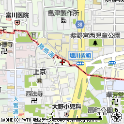 京都府京都市上京区瑞光院前町周辺の地図