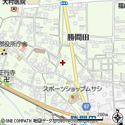 勝間田ルーテル教会周辺の地図