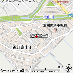 滋賀県野洲市近江富士2丁目11周辺の地図