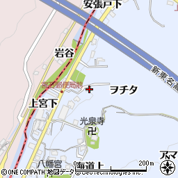 愛知県岡崎市宮石町ヲチタ26-1周辺の地図
