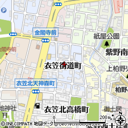 セレソレイユ金閣寺道周辺の地図