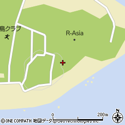 初島灯台周辺の地図