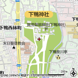 河合神社 休憩所周辺の地図