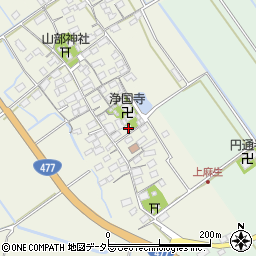 滋賀県東近江市上麻生町46周辺の地図