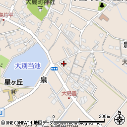 愛知県豊田市大島町豊28周辺の地図