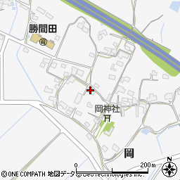 岡山県勝田郡勝央町岡308周辺の地図