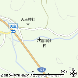 大阪府豊能郡能勢町天王159周辺の地図