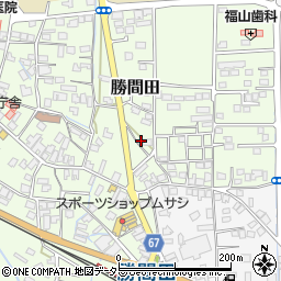 岡山県勝田郡勝央町勝間田81周辺の地図