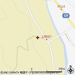 兵庫県宍粟市山崎町上牧谷60周辺の地図